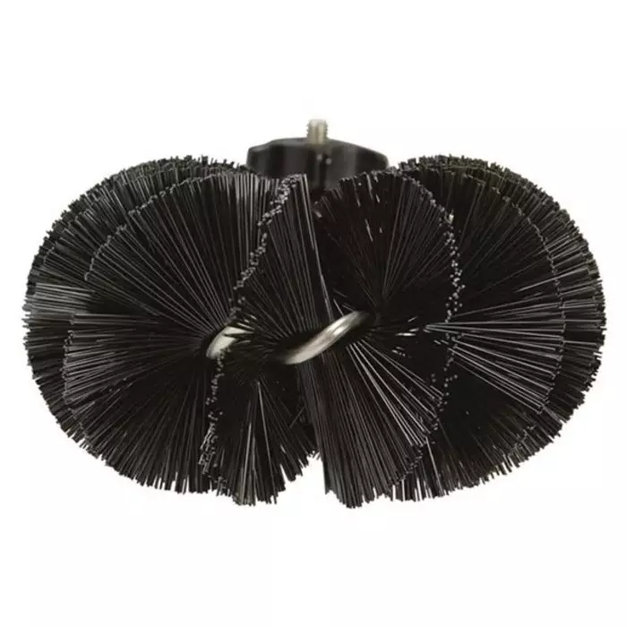 VIKAN Toilet Brush Black Hard Polyester, Polypropylene & Stainless Steel Bristles, 53619