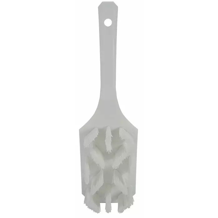 VIKAN Scrubbing Brush PET Hard 37 mm Bristle Length White, 41795