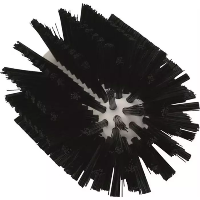 VIKAN Scrub Brush Medium Polyester, Polypropylene & Stainless Steel 30 mm Bristle Black, 5380909