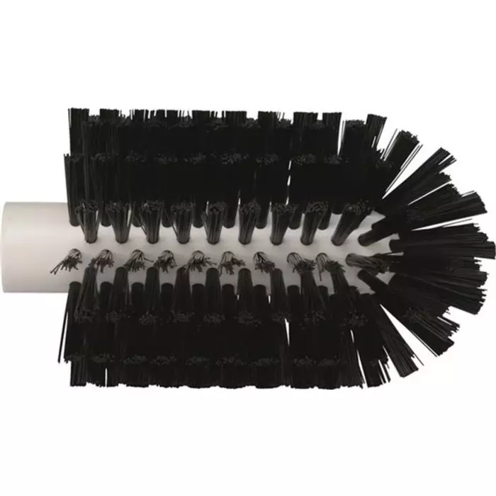 VIKAN Scrub Brush Medium Polyester, Polypropylene & Stainless Steel 30 mm Bristle Black, 5380909