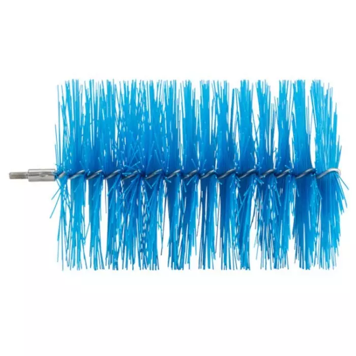 VIKAN Scrub Brush Medium Polyester, Polypropylene & Stainless Steel 56 mm Bristle Blue, 53943