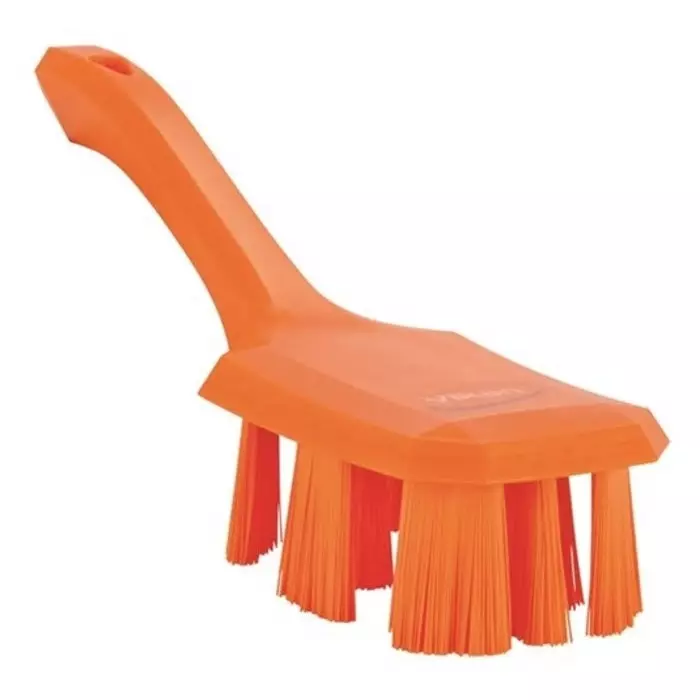 VIKAN Scrubbing Brush Polyester, Polypropylene & Stainless Steel Soft 415 mm Bristle Length Blue, 41813
