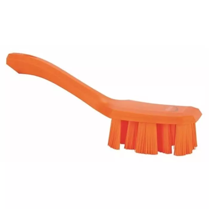 VIKAN Scrubbing Brush Polyester, Polypropylene & Stainless Steel Soft 415 mm Bristle Length Blue, 41813
