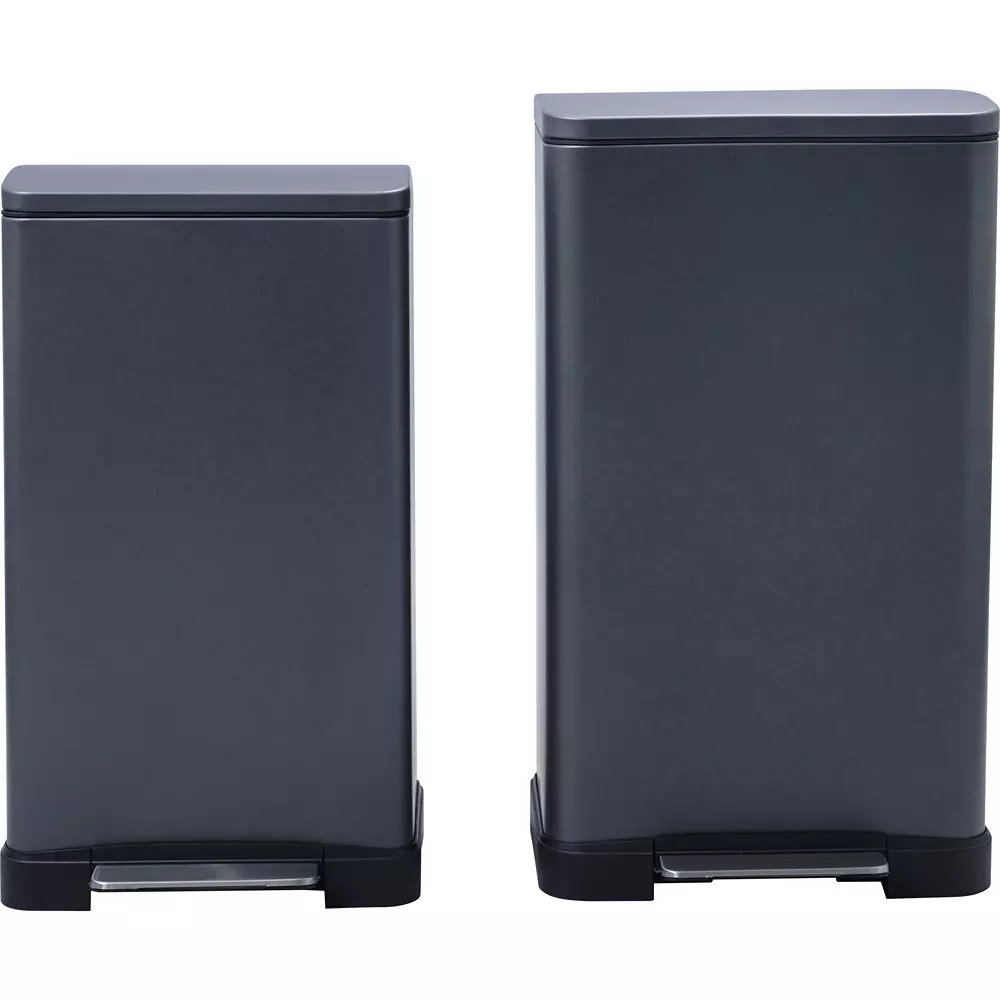 monotaro-stainless-steel-square-pedal-operated-trash-can-with-soft-close-function-titanium-gray-30l