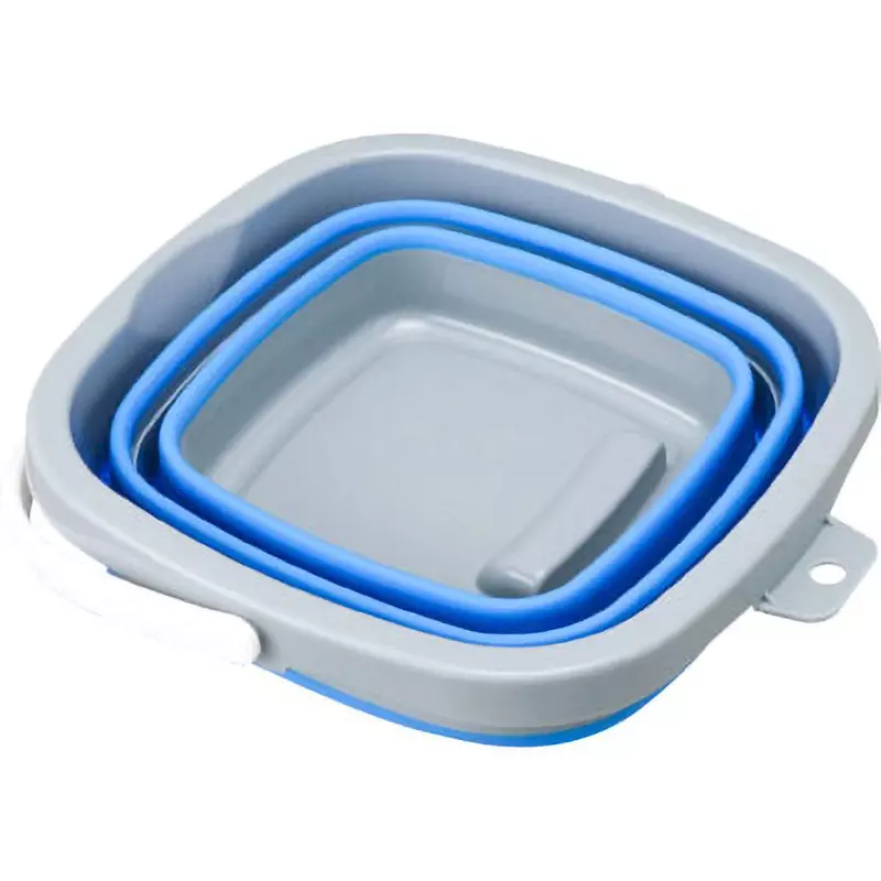 MonotaRO Foldable Bucket Blue x gray 5 L Capacity, 5L