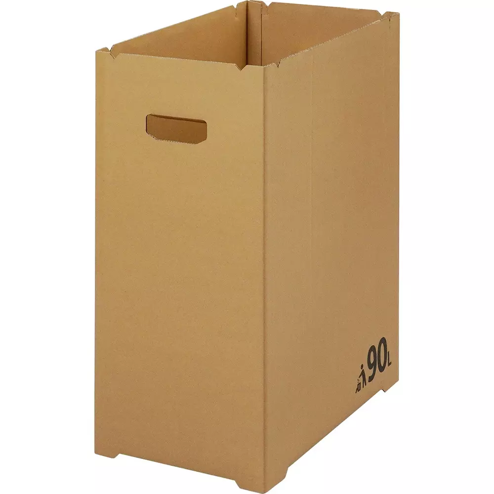MonotaRO Cardboard Trash Can Craft 5 mm Thickness, 12739145 (Set of 2 Pcs)