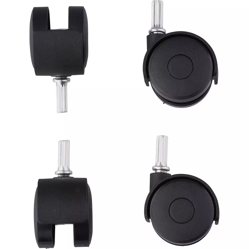 MonotaRO Caster Set for Vacuum Cleaner No.67-20, NO.6221-10, NO.1SET (Set of 4 Pcs)