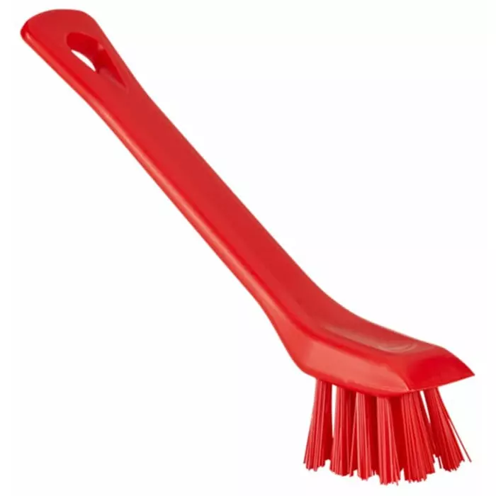VIKAN Scrub Brush Hard Bristle Red 20 mm Bristle Length, 39514