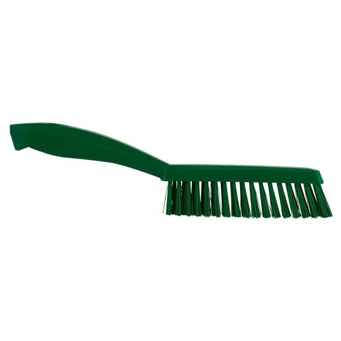 VIKAN Scrubbing Brush PET Extra Hard 33 mm Bristle Length Green, 41952