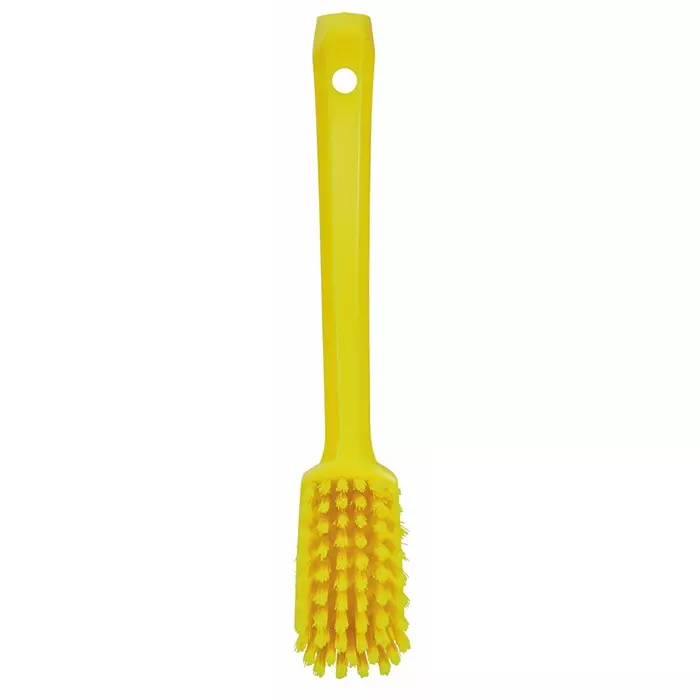 VIKAN Scrubbing Brush PET Medium 22 mm Bristle Length Yellow, 30886