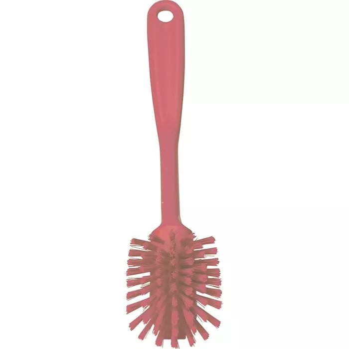 VIKAN Scrubbing Brush PET Medium 23 mm Bristle Length Pink, 42371