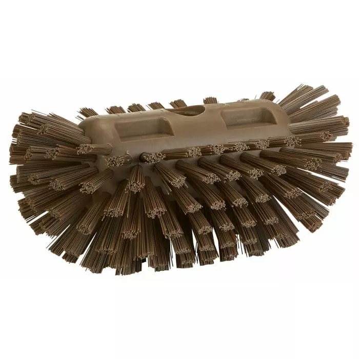 VIKAN Scrubbing Brush PET Hard 40 mm Bristle Length Brown, 703766