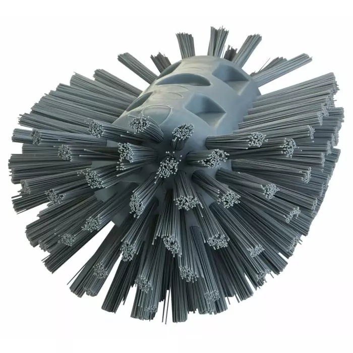 VIKAN Scrubbing Brush PET Hard 40 mm Bristle Length Grey, 703788