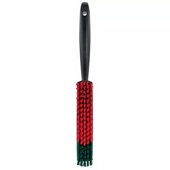 VIKAN Scrubbing Brush Polyester Hard 34 mm Bristle Length Black, 450052