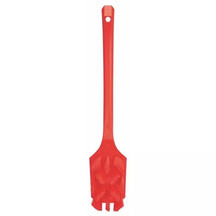 VIKAN Hand Brush Hard Polyester Bristles Yellow 395 mm, 41966