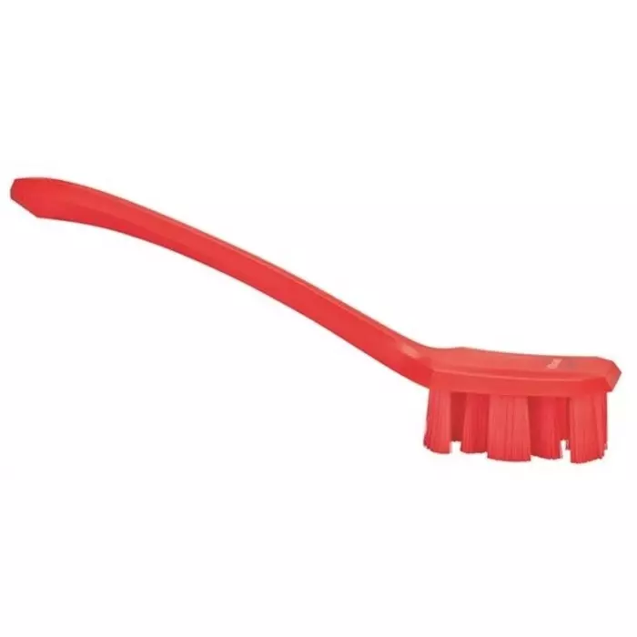 VIKAN Hand Brush Hard Polyester Bristles Yellow 395 mm, 41966