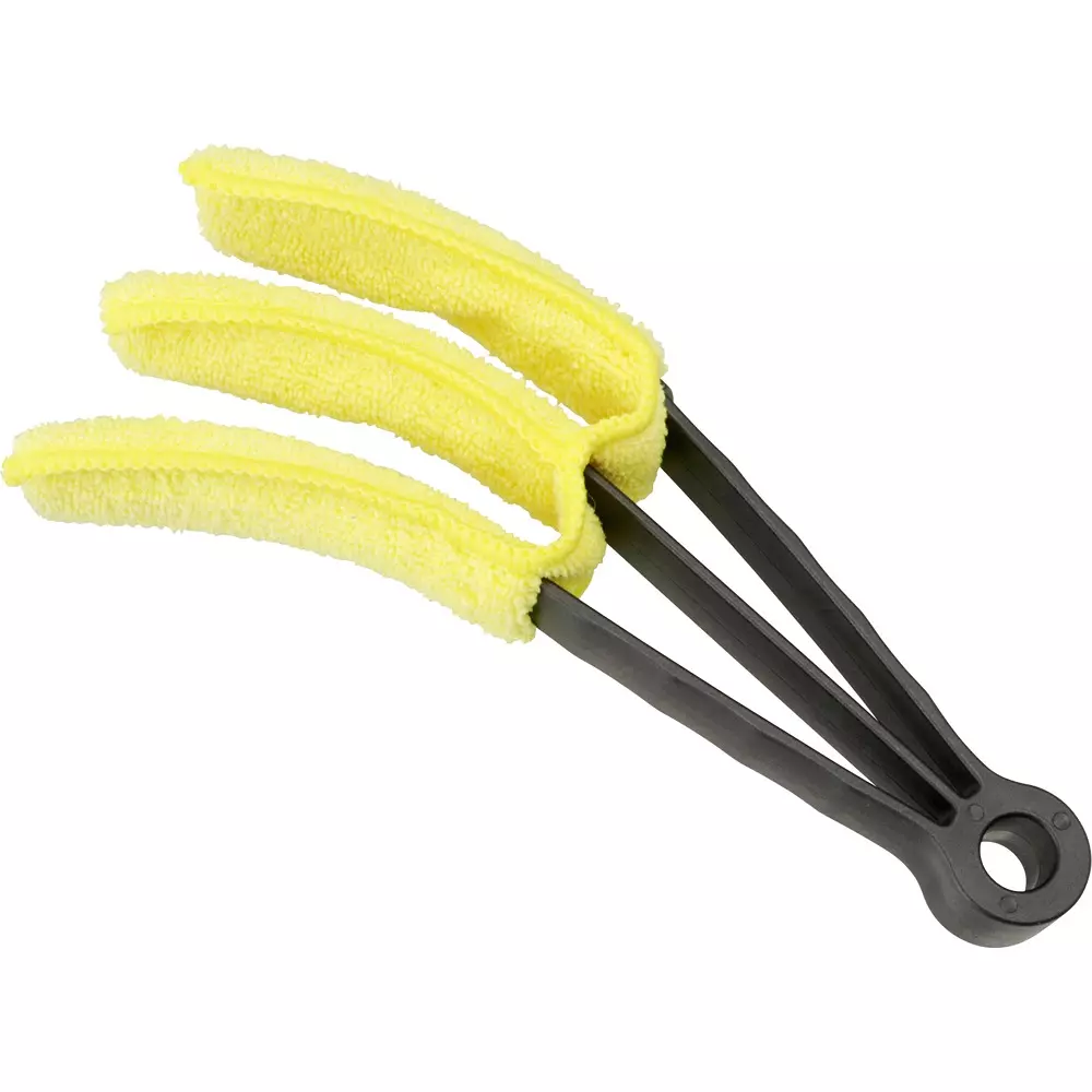 MonotaRO Blind Cleaner Polypropylene, nylon (cleaner), polypropylene (handle) 100x215x40 mm, BC-YL