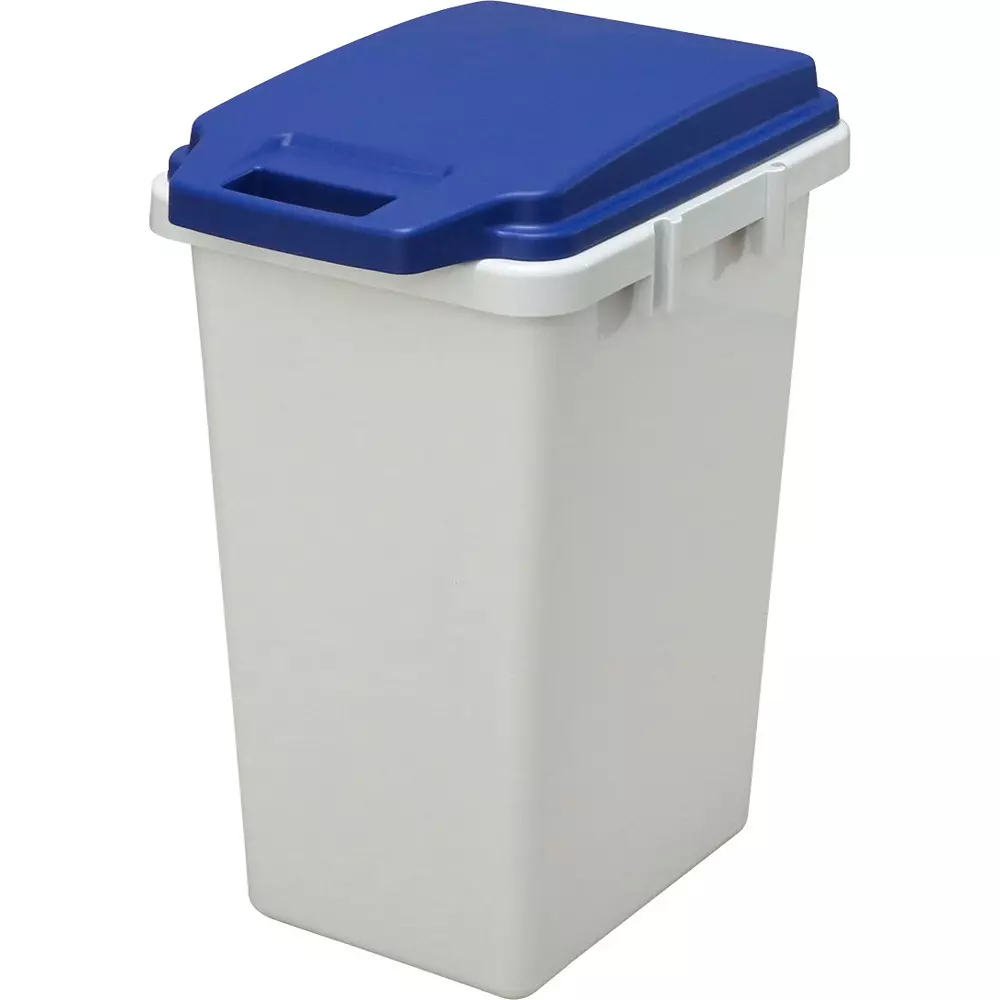 MonotaRO With Handle Sorting Pail With Odor Leakage Prevention Packing Can Be Connected Blue 45 L Capacity, 50638413