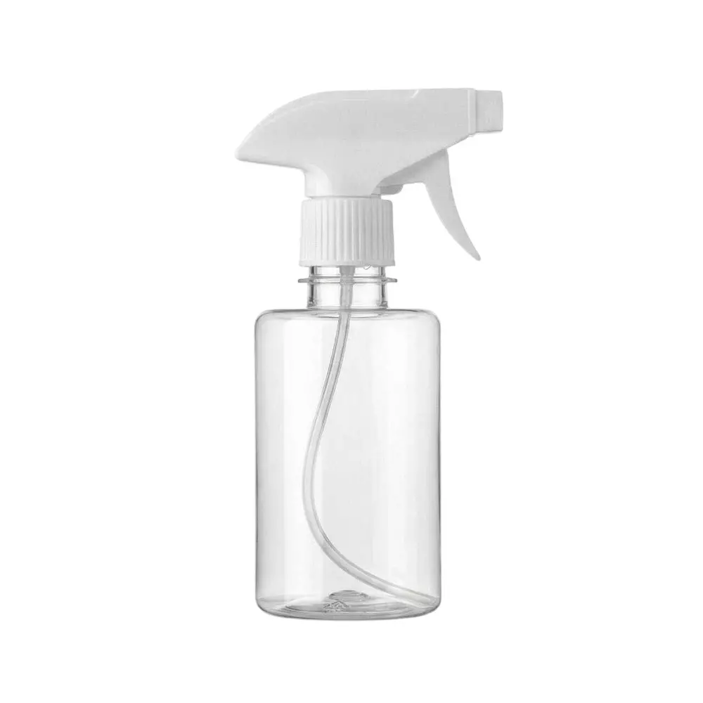 PrettyBUYERS 250 ml Empty Spray Bottle Clear Color with 28 mm White Trigger (Pack of 2 Pcs)