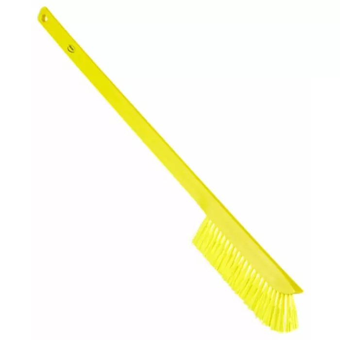 VIKAN Scrubbing Brush  Medium 40 mm Bristle Length Yellow, 41976