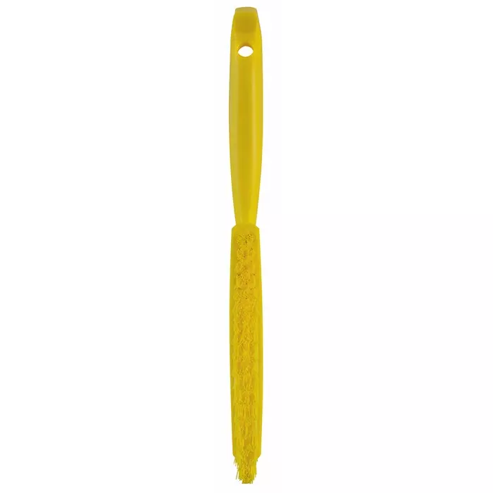 VIKAN Scrubbing Brush PET Extra Hard 33 mm Bristle Length Yellow, 41956