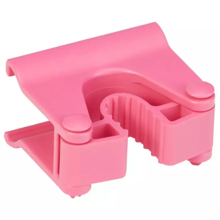 VIKAN Mop Holder Polypropylene, TPE Rubber Pink 70 mm, 10031