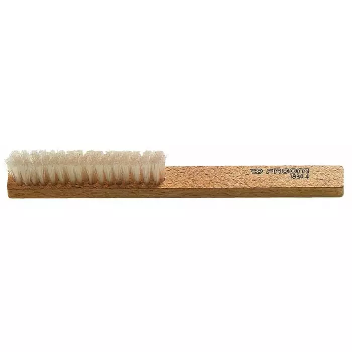 Facom Soft Bristle Scrubbing Brush, 100mm bristle length, Nylon bristle material, 1830.4