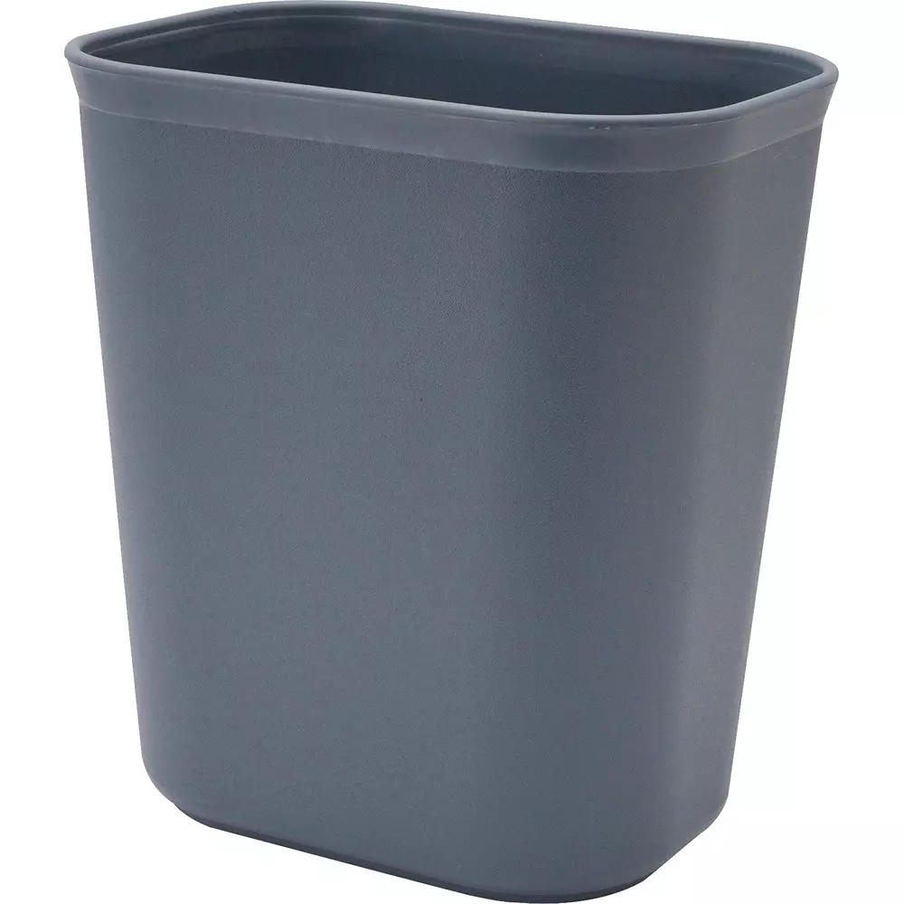 MonotaRO Square Trash Can Gray 283x200x310 mm, GX-003B-N
