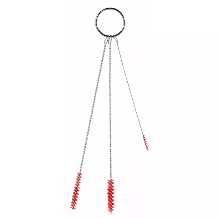VIKAN Bottle Brush Red 150x2 mm PET Bristle Material, 53624