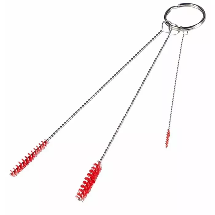 VIKAN Bottle Brush Red 150x2 mm PET Bristle Material, 53624