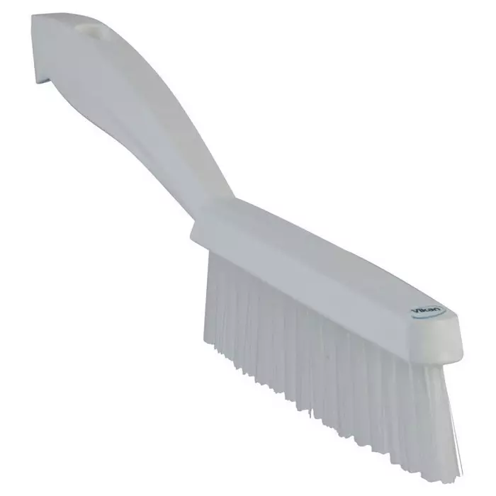 VIKAN Scrubbing Brush PET Extra Hard 33 mm Bristle Length White, 41955
