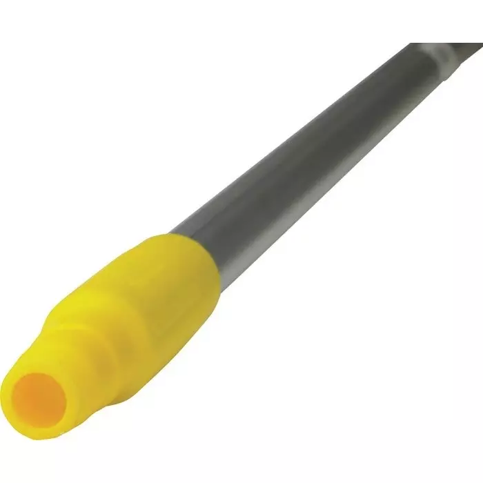 VIKAN Anodised Aluminium & Polypropylene Mop Handle Yellow 25 mm x 1.26 m, 29586
