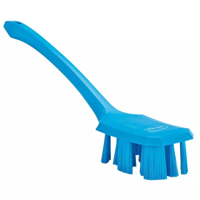 VIKAN Scrubbing Brush PET Hard 37 mm Bristle Length Blue, 41963