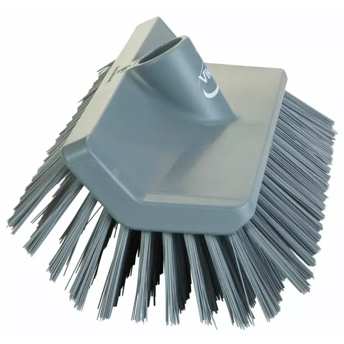 VIKAN Scrubbing Brush PET Medium 41 mm Bristle Length Grey, 704788