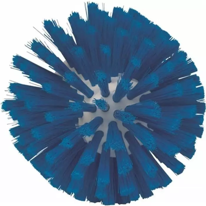 VIKAN Scrubbing Brush Polyester, Polypropylene & Stainless Steel Medium 33 mm Bristle Length Blue, 70353