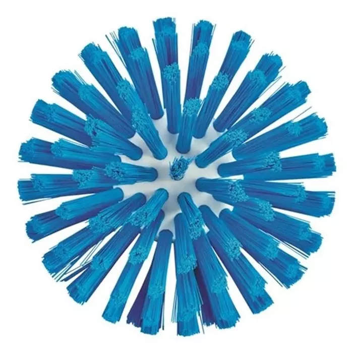 VIKAN Scrubbing Brush Polyester, Polypropylene & Stainless Steel Medium 33 mm Bristle Length Blue, 70353