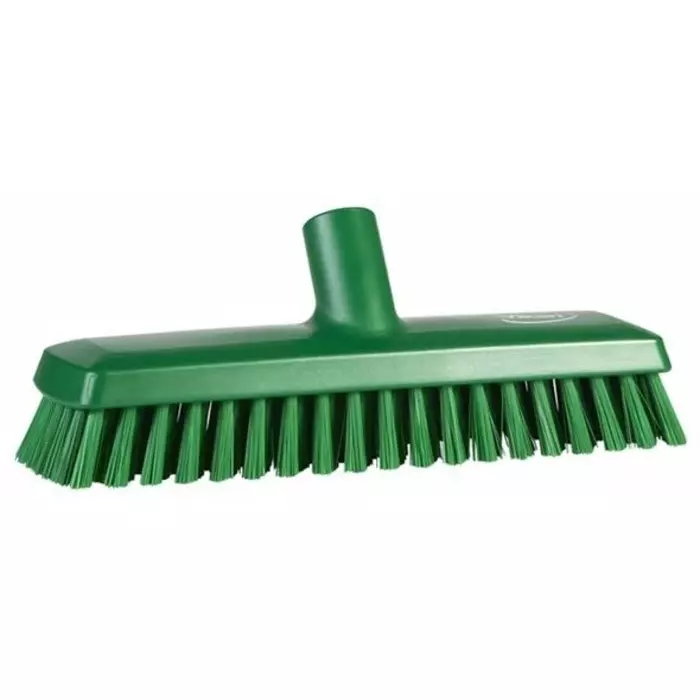 VIKAN Deck Brush Green 32 mm Medium Polyester, Polypropylene & Stainless Steel Bristles, 70432