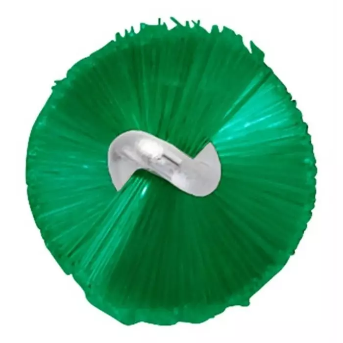 VIKAN Hand Brush Medium Polyester, Polypropylene & Stainless Steel Bristles Green 3.5 mm, 53632