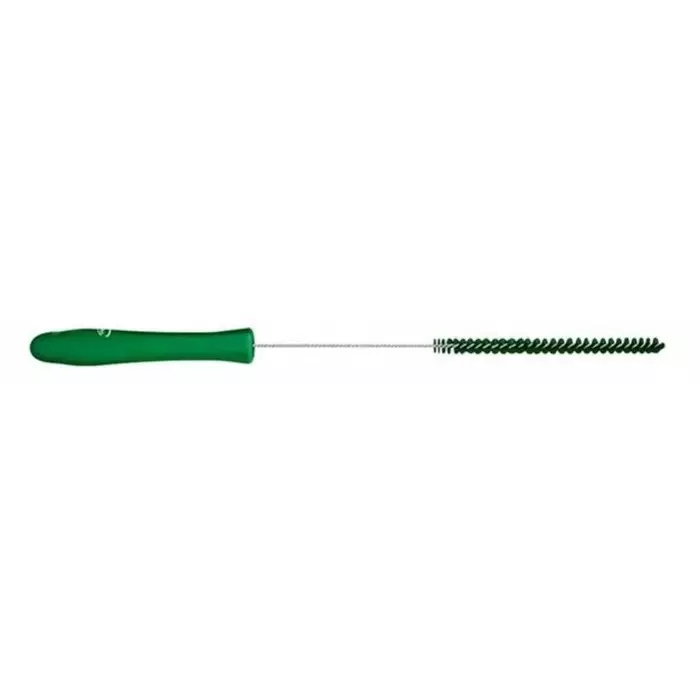 VIKAN Hand Brush Medium Polyester, Polypropylene & Stainless Steel Bristles Green 3.5 mm, 53632