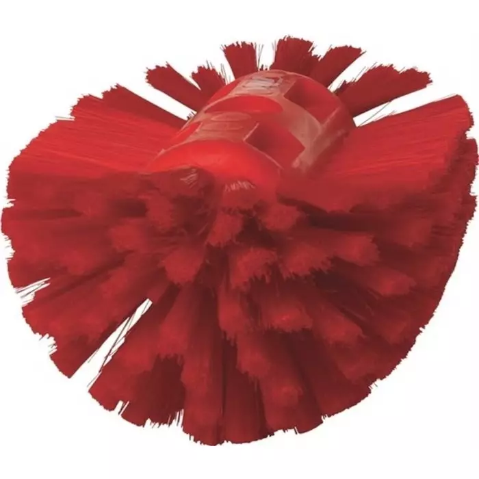 VIKAN Scrub Brush Medium Polyester, Polypropylene & Stainless Steel 40 mm Bristle Red, 70394