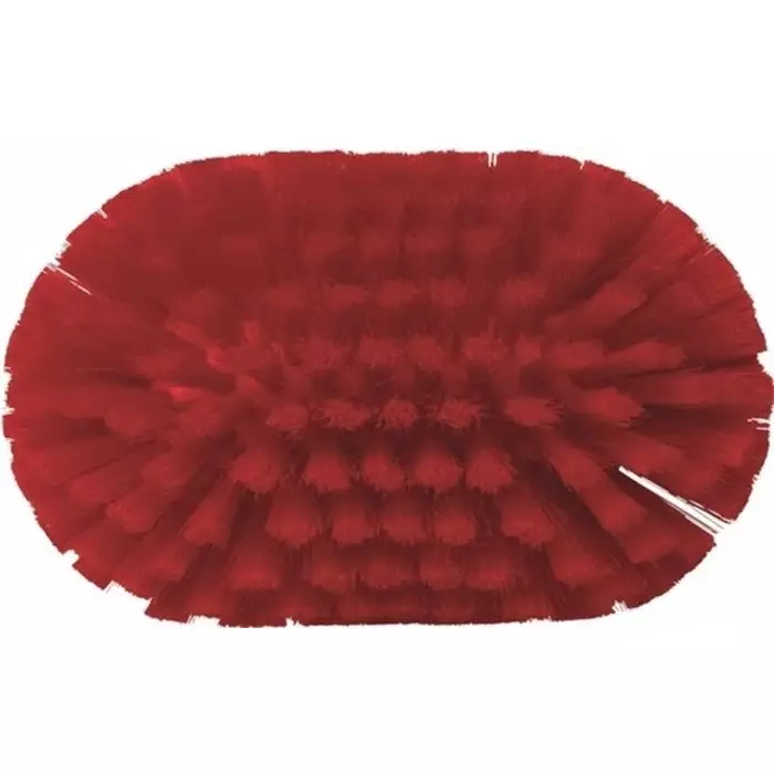 VIKAN Scrub Brush Medium Polyester, Polypropylene & Stainless Steel 40 mm Bristle Red, 70394