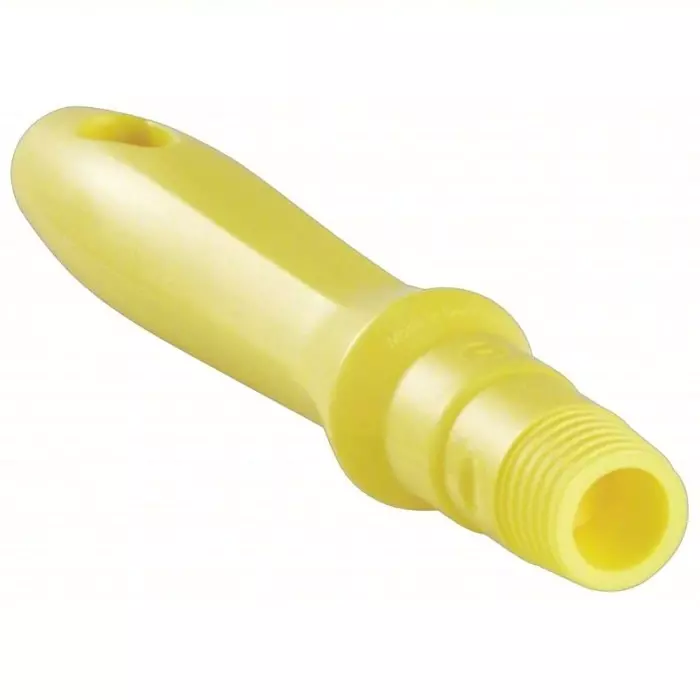 VIKAN Polypropylene Handle Yellow 160 mm for use with Cleaners, Squeegees & Table or Floor Scrapers, 29346