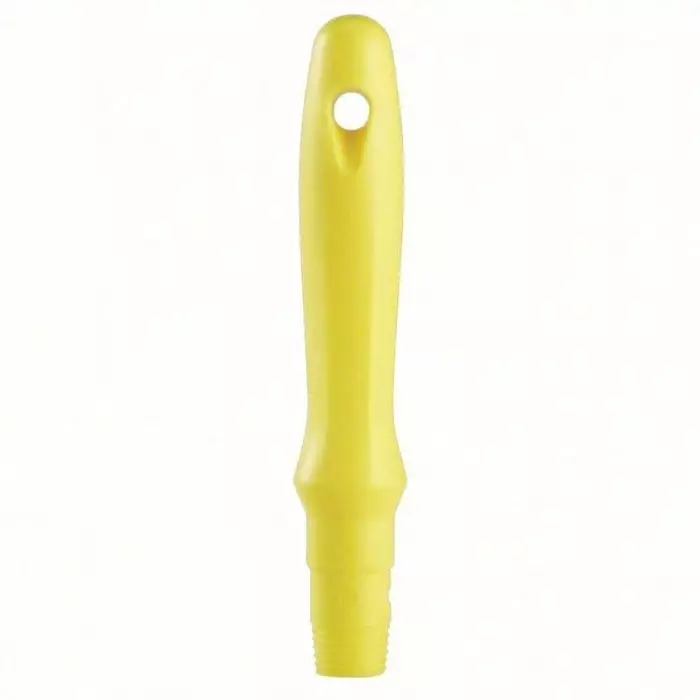 VIKAN Polypropylene Handle Yellow 160 mm for use with Cleaners, Squeegees & Table or Floor Scrapers, 29346