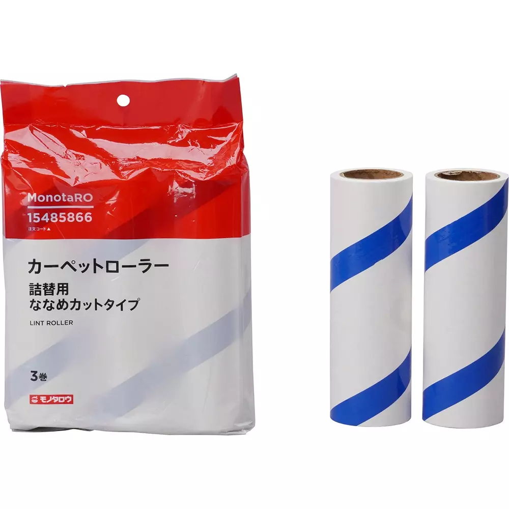 monotaro-diagonal-cut-type-for-refilling-carpet-rollers-m160-3-pack-of-3-pcs