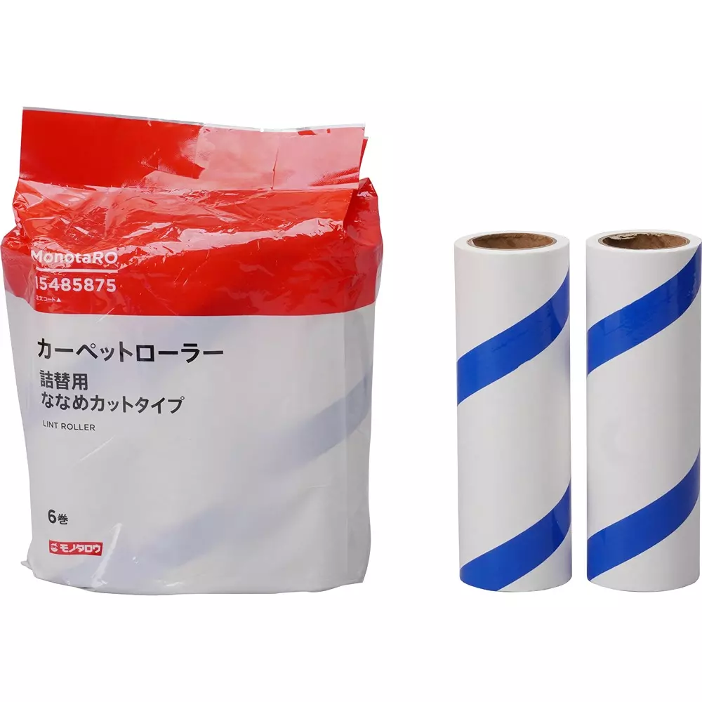 monotaro-diagonal-cut-type-for-refilling-carpet-rollers-m160-6-pack-of-6-pcs