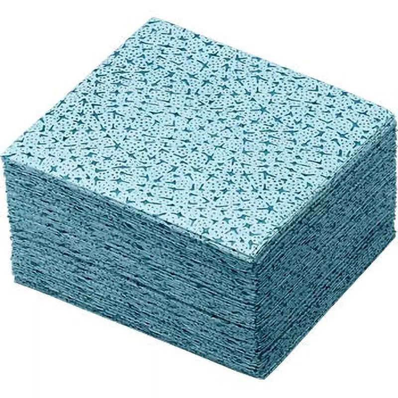 MonotaRO Microfiber Wipes Blue 0.45(±0.08) mm Thickness, 16631466 (Pack of 50 Pcs)