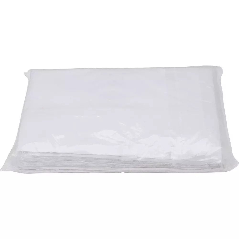 MonotaRO White Sheet Cloth, Flat Stack Type, Standard Size, Used Fabric, 45314686 (Pack of 1 Kg)