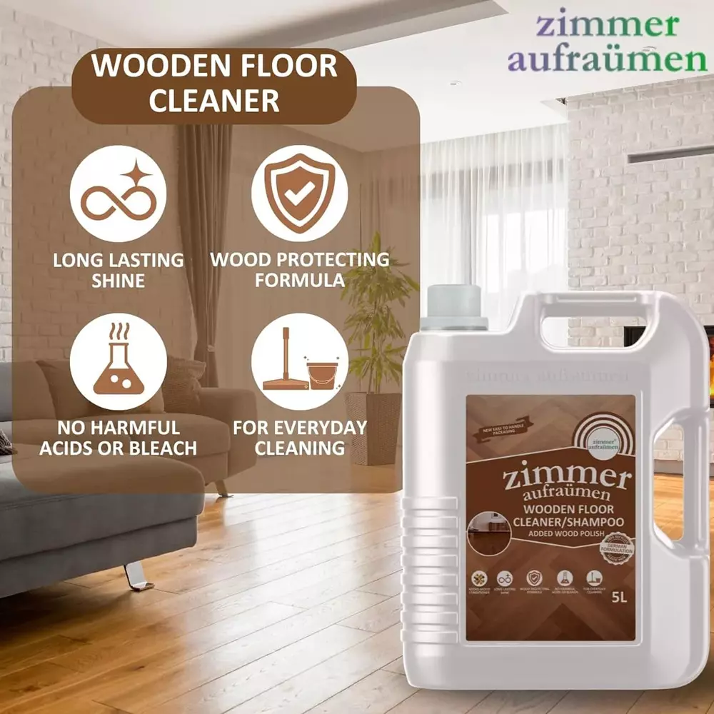 Zimmer Aufraumen 5 L Orchid Wooden Floor Cleaner