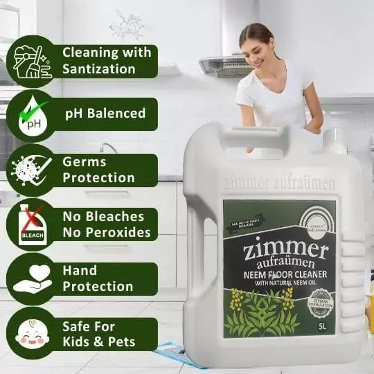 Zimmer Aufraumen 5 L Neem Concentrated Floor Cleaner