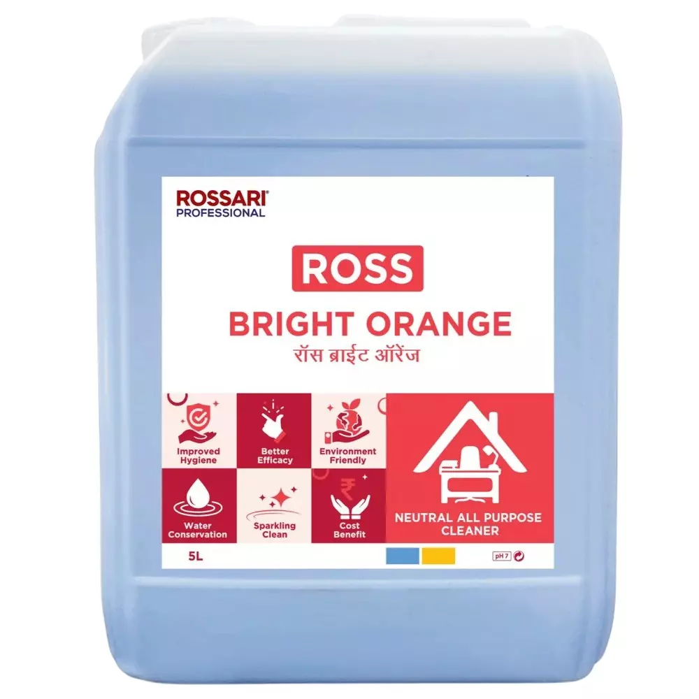 Ross Multipurpose Cleaner Liquid Fresh Fragrance 5 L Can, ROSS BRIGHT ORANGE